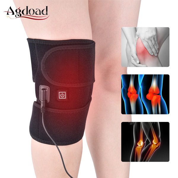 AGDOAD Arthritis Knee Support Brace Infrared Heating Therapy Kneepad for Relieve Knee Joint Pain Knee Rehabilitation Dropshippin