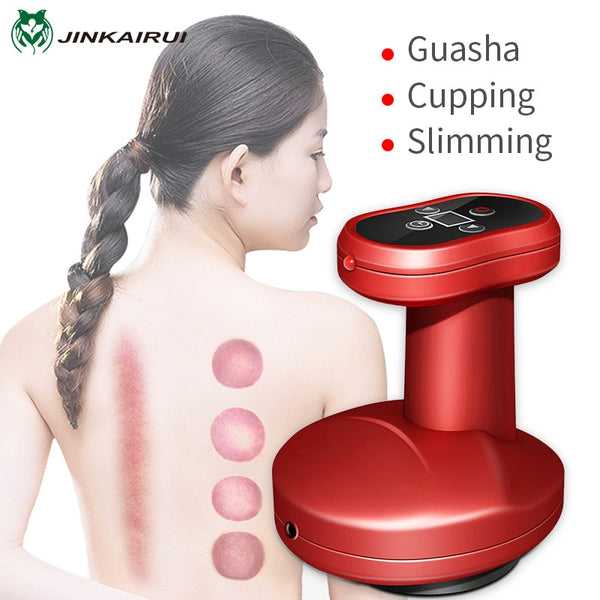 Electric Cupping Massage Guasha Suction Scraping Massager Body  Device Negative Pressure Meridian Dredge Body Slim Physiotherapy